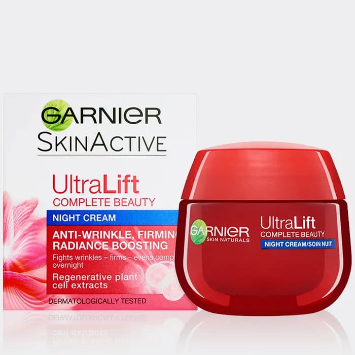 کرم شب اولترا لیفت گارنیه GARNIER Ultra Lift Night Cream 50ml — تصویر ۲