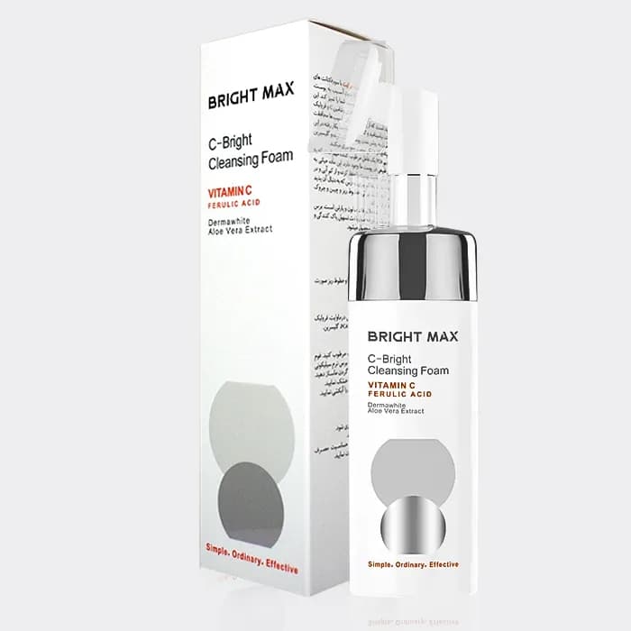 فوم شستشو صورت ویتامین سی ث-برایت برایت مکس Bright Max C-Bright Vitamin C Cleansing Foam 150ml — تصویر ۲