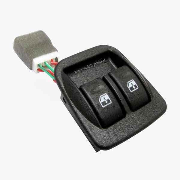 کلید شیشه بالابر پراید 131/132/X100 / وانت (دو پل) IPNC