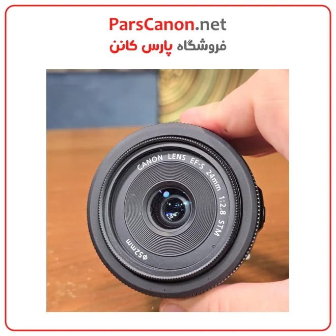 لنز کانن 24 میلیمتر دست دوم مدل Canon EF-S 24mm f/2.8 STM — تصویر ۳