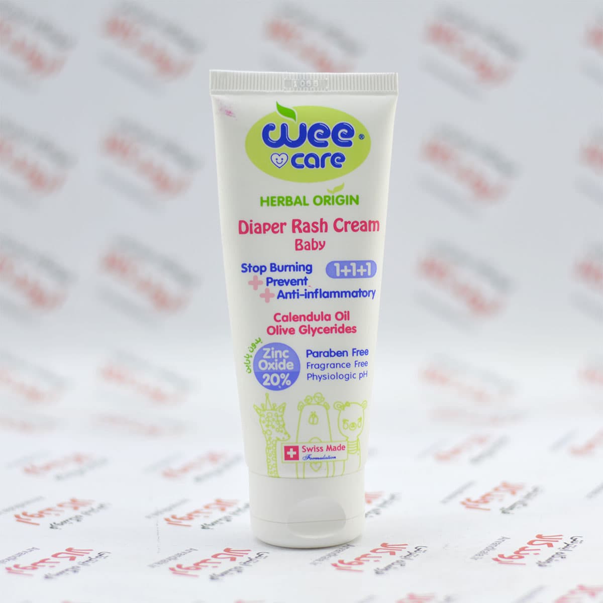 کرم سوختگی پای کودک وی کر Wee Care مدل Herbal Origin