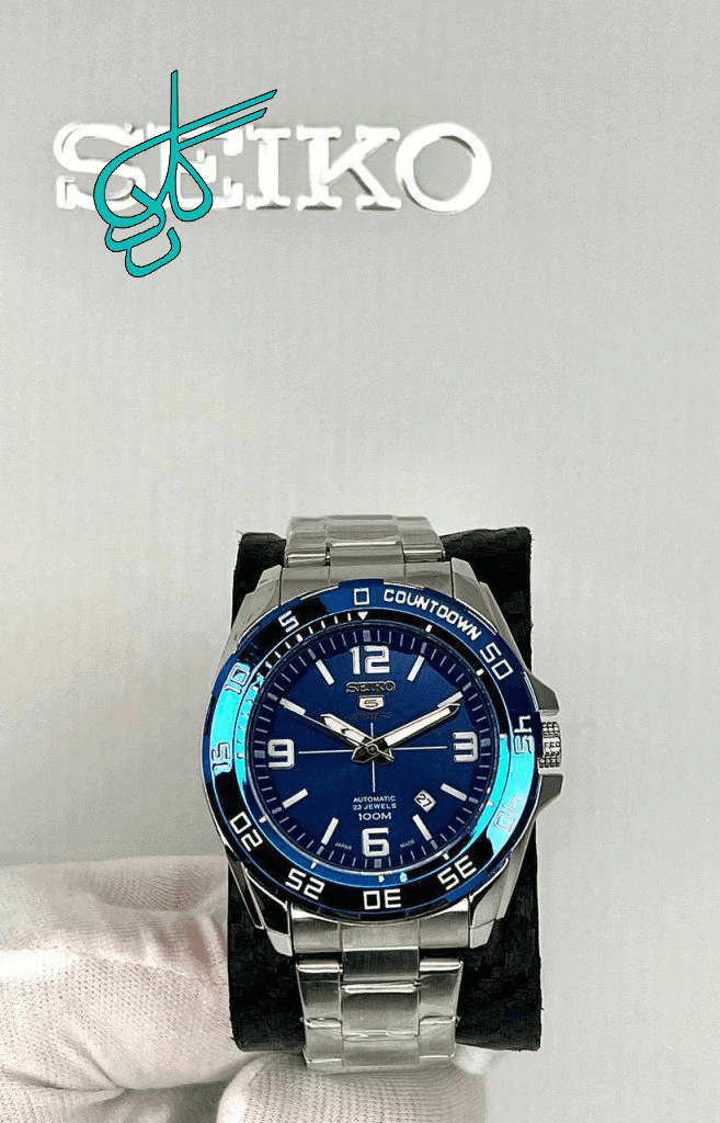 ساعت مردانه سیکو خلبانی بند فلزی رنگ ثابت کیفیت عالی دارای رنگبندی کد 1923030 — تصویر ۳