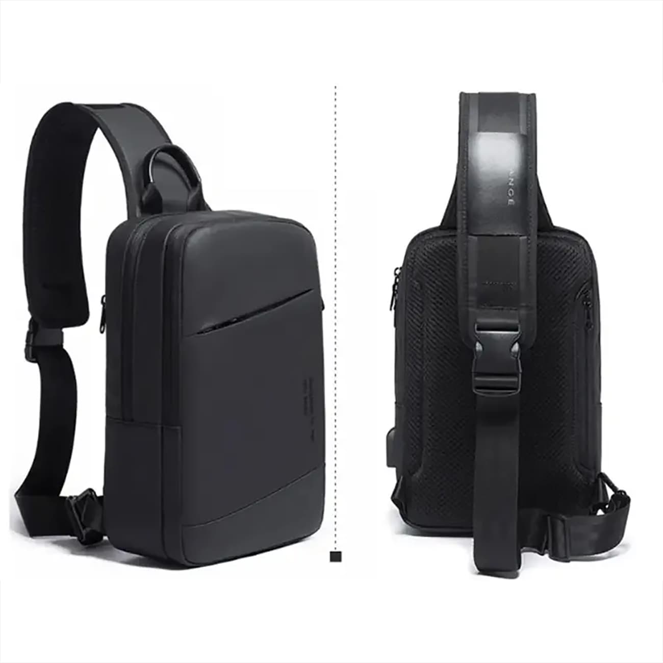 کیف کراس بادی مردانه USB دار بنج Bange BG-22002 — تصویر ۵