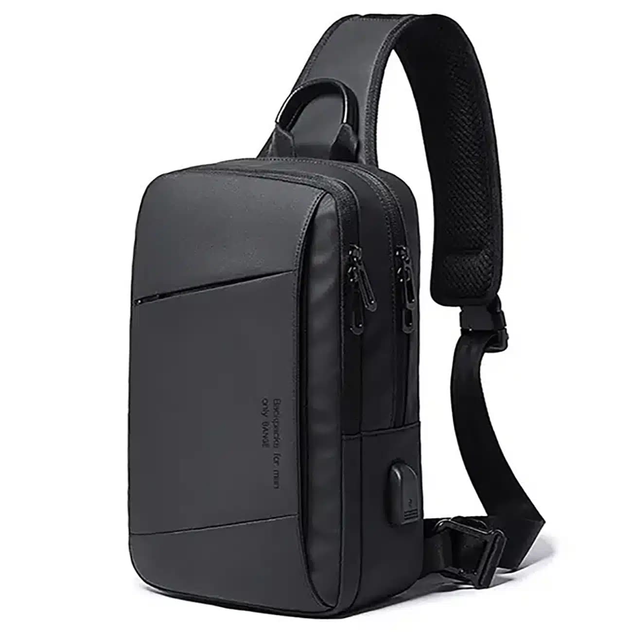 کیف کراس بادی مردانه USB دار بنج Bange BG-22002 — تصویر ۹