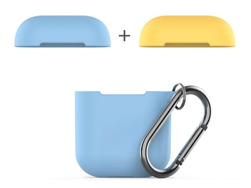 کاور سیلیکونی دو درب قلاب دار ایرپاد 1 و 2 آها استیل AHAStyle PT46 Case Airpods 1/2 — تصویر ۲