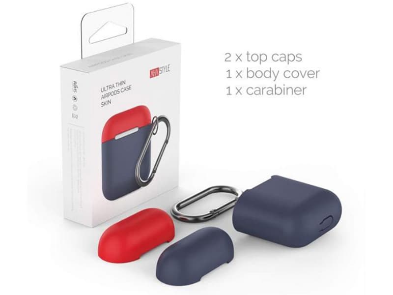 کاور سیلیکونی دو درب قلاب دار ایرپاد 1 و 2 آها استیل AHAStyle PT46 Case Airpods 1/2 — تصویر ۷