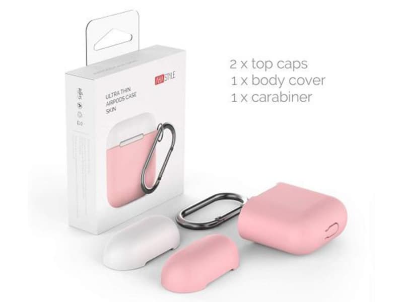 کاور سیلیکونی دو درب قلاب دار ایرپاد 1 و 2 آها استیل AHAStyle PT46 Case Airpods 1/2 — تصویر ۴