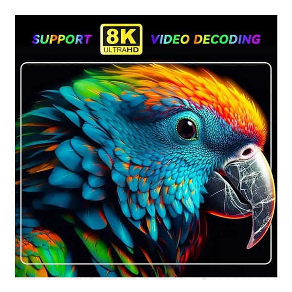 اندروید باکس H96 MAX M7 2GB 16GB (TV BOX-SPEAKER) (اسپیکردار) + هدیه ویژه — تصویر ۳