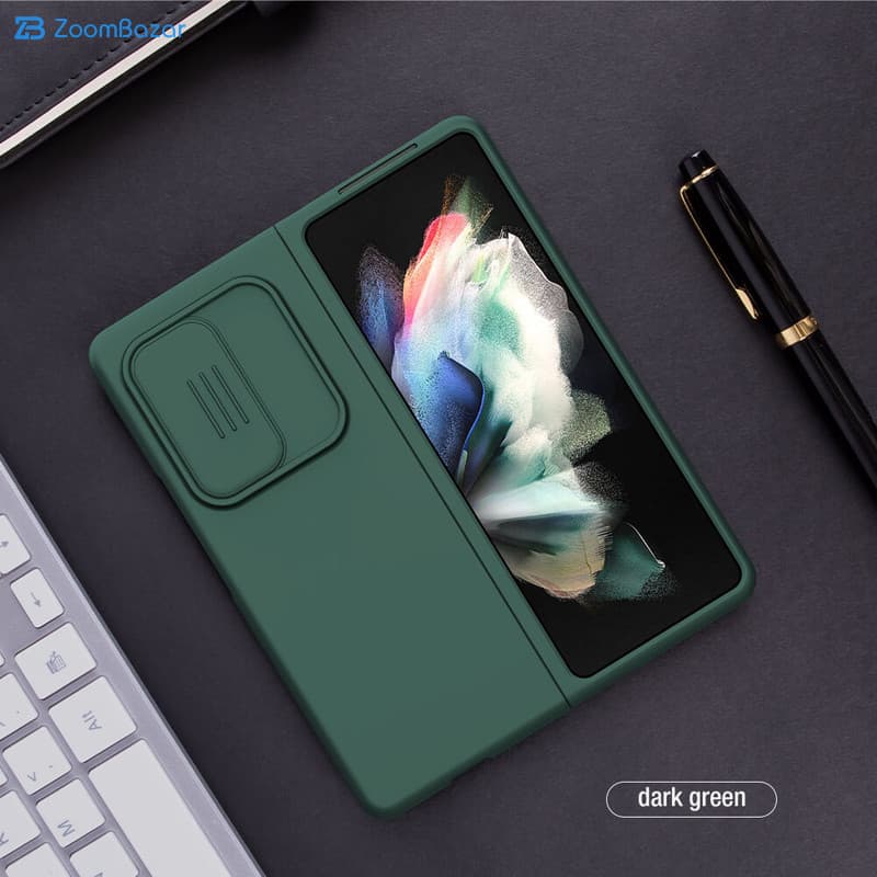 قاب نیلکین مدل CamShield Silky silicon مناسب برای گوشی موبایل سامسونگ Galaxy Z Fold3 5G / W22 5G — تصویر ۵