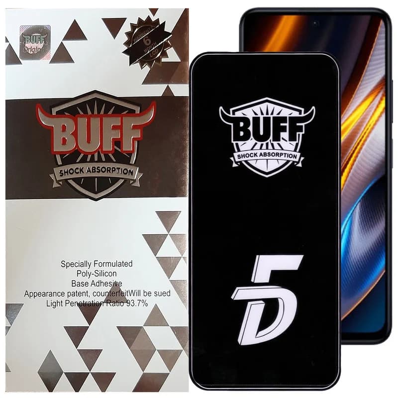 گلس 5D بوف مدل F33-G مناسب برای گوشی موبایل شیائومی Redmi Note 11T Pro /Redmi Note 11T Pro Plus / Poco X4 GT 5G — تصویر ۹