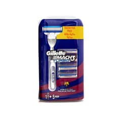 دستگاه مچ تری توربو به همراه ۴ عدد تیغ Gillette Mach3 Turbo — تصویر ۲