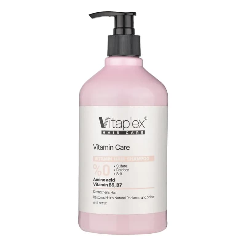 شامپو ویتاپلکس مدل Vitamin Care 01 | مناسب موهای خشک و نرمال