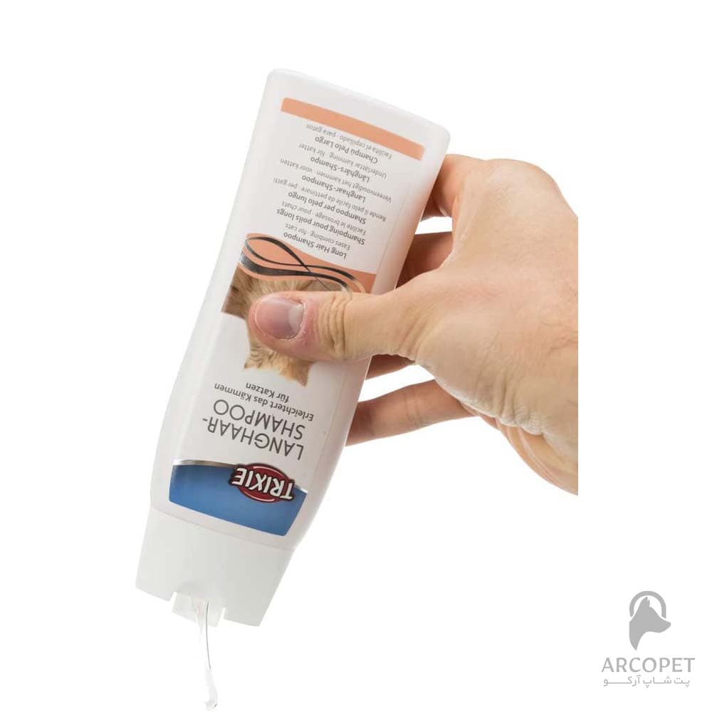 شامپو گربه تریکسی مدل Langhaar-Shampoo حجم 250 میلی لیتر — تصویر ۶