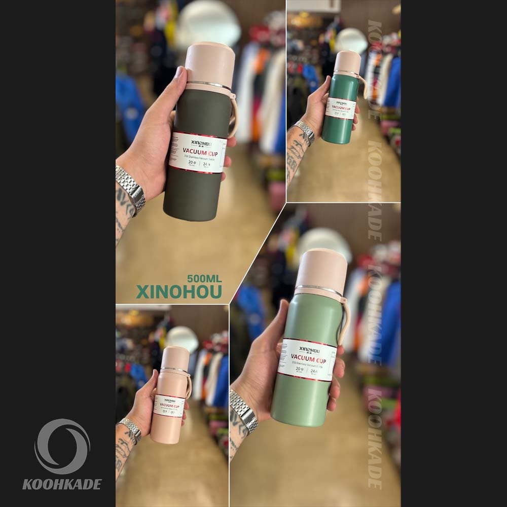 ماگ استیل XINOHOU 500ML — تصویر ۳
