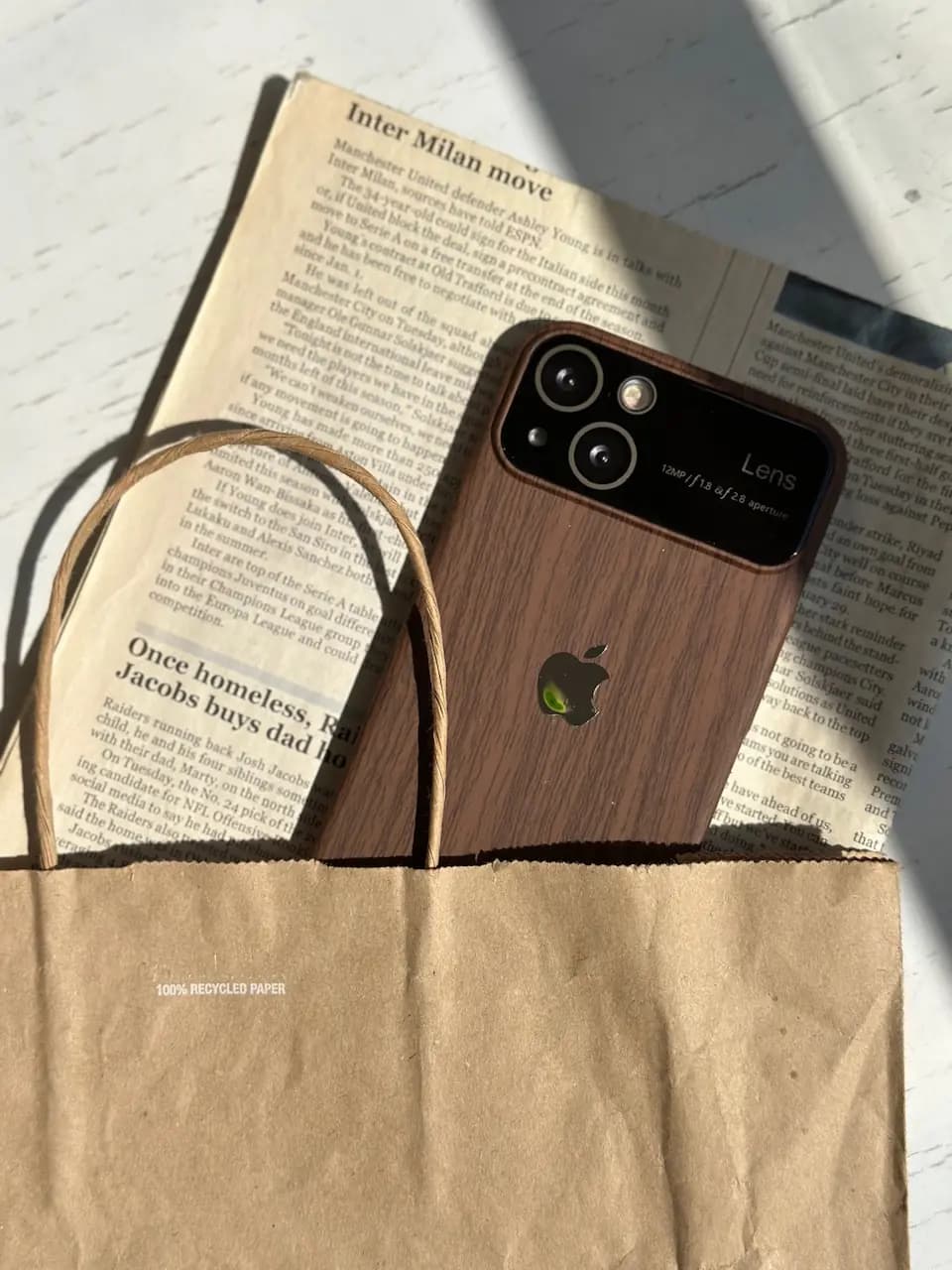 قاب Wood lens case (کدC1361) — تصویر ۲