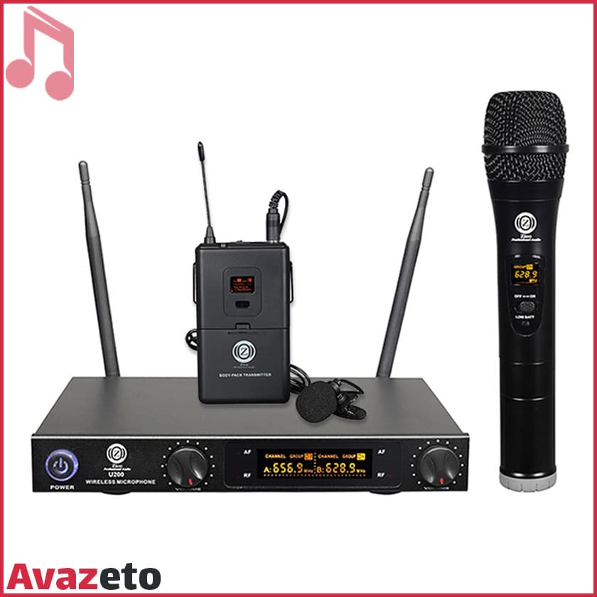 میکروفن بیسیم یقه ای زیکو Zico U-200HC