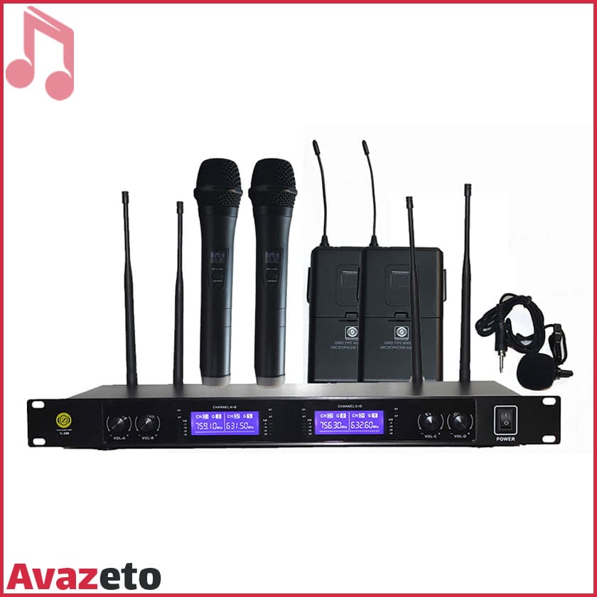 میکروفن بیسیم یقه ای زیکو Zico V-200HC
