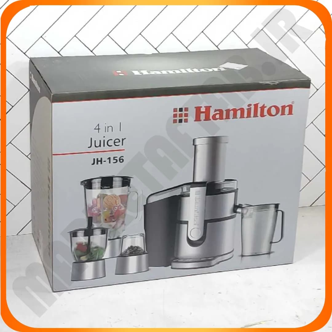 آبمیوه گیری 4 کاره 800 وات JH-156 همیلتون