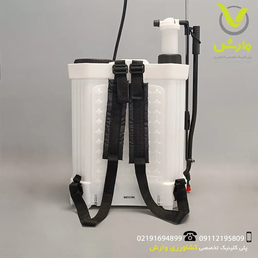 سمپاش شارژی بلک پنتر دوکاره PN-20-2W رنگ سفید — تصویر ۲