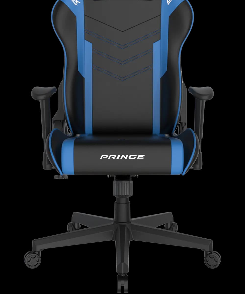 صندلی گیمینگ دی ایکس ریسر DXRacer P132 Prince Series Gaming Chair – Black/blue — تصویر ۴