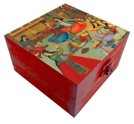 جعبه چوبی هدیه طرح اصیل 121237