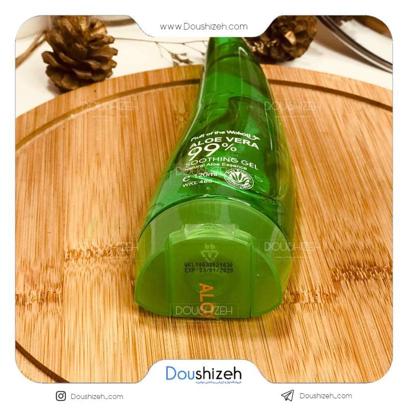 ژل آبرسان آلوئه ورا 120 میل وکالی WOKALI — تصویر ۳