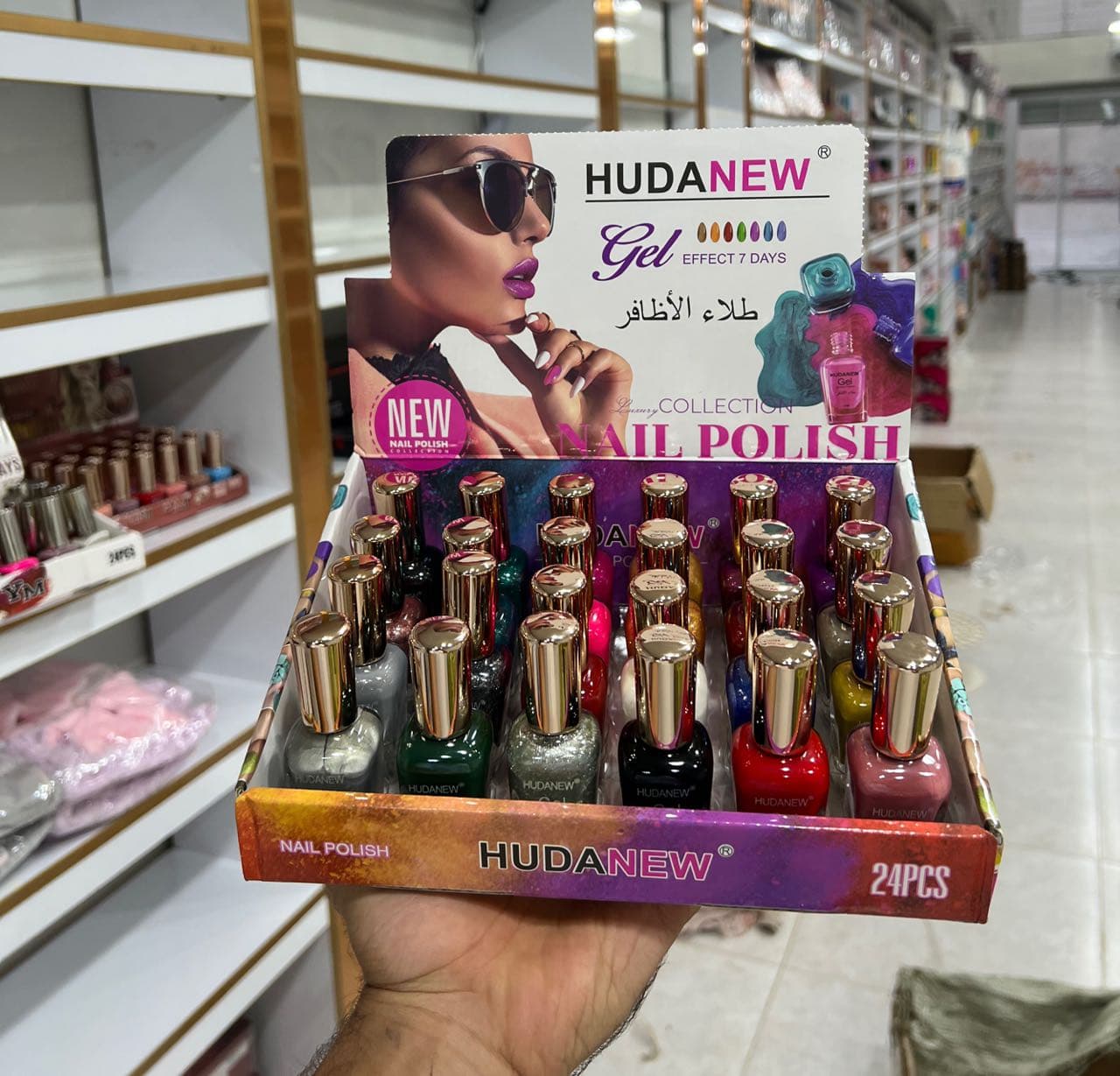 لاک ناخن کد 3058 رنگی HUDANEW — تصویر ۲