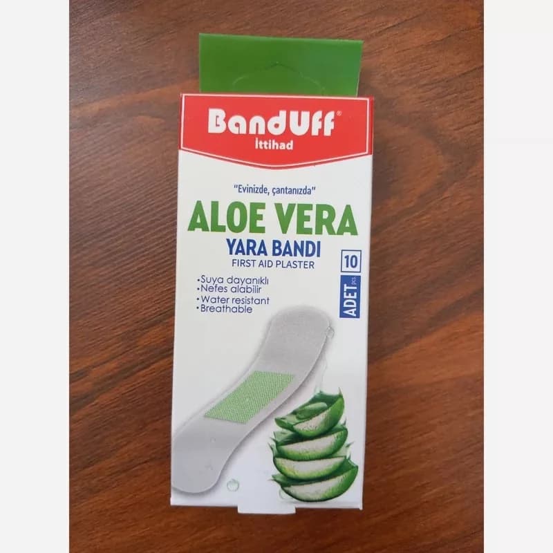 چسب زخم باندوف مدل ALOE VERA بسته 10 عددی — تصویر ۲