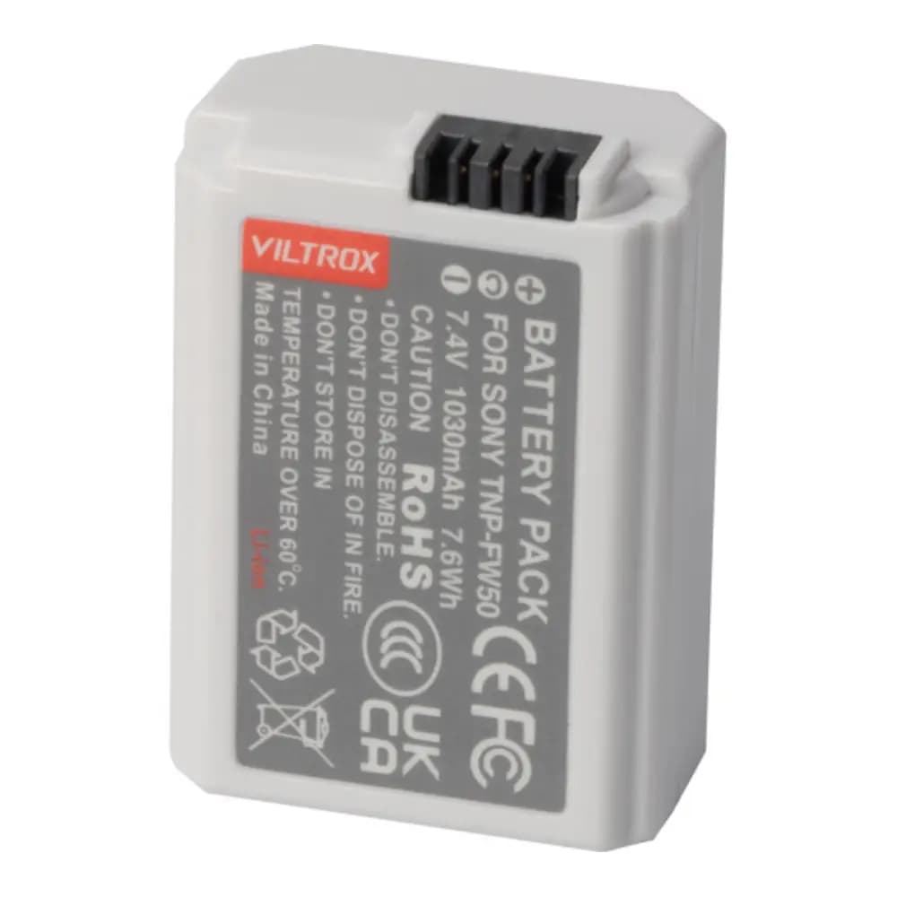 باتری دوربین سونی مدل FW-50 برند ویلتروکس Viltrox — تصویر ۲