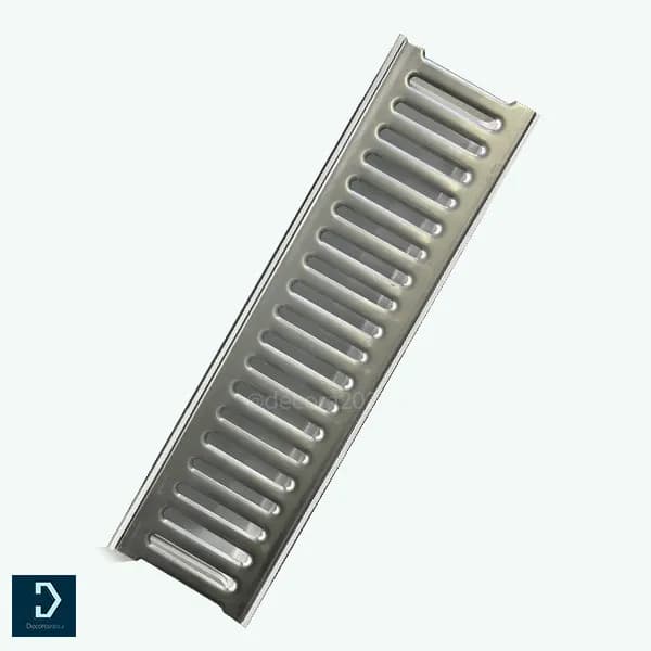 گاتر استیل 6*13 سانتیمتری با کانال پلاستیکی