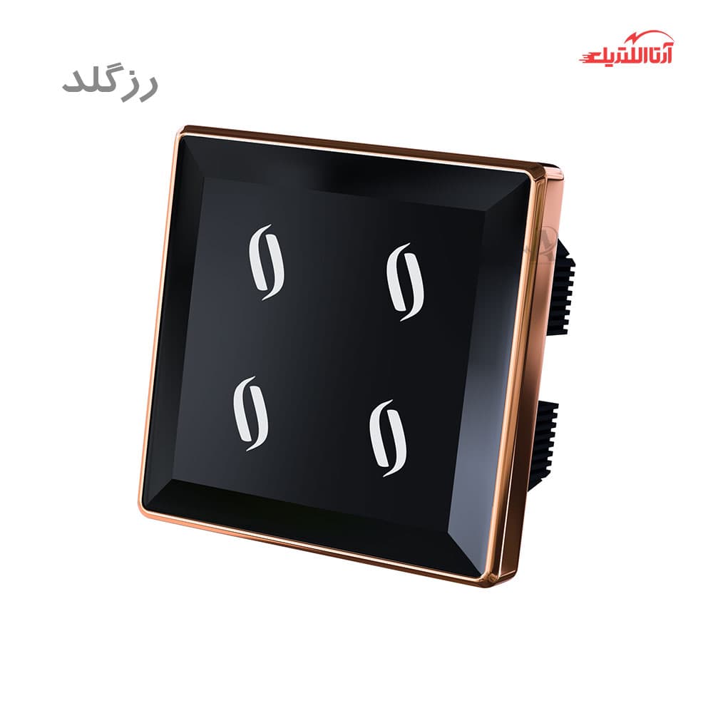 کلید لمسی چهار پل هوشمند مایا سری فلونا گراویتی مدل MR4ES12 — تصویر ۷