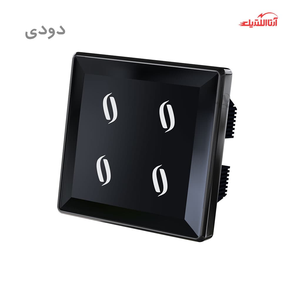 کلید لمسی چهار پل هوشمند مایا سری فلونا گراویتی مدل MR4ES12 — تصویر ۵
