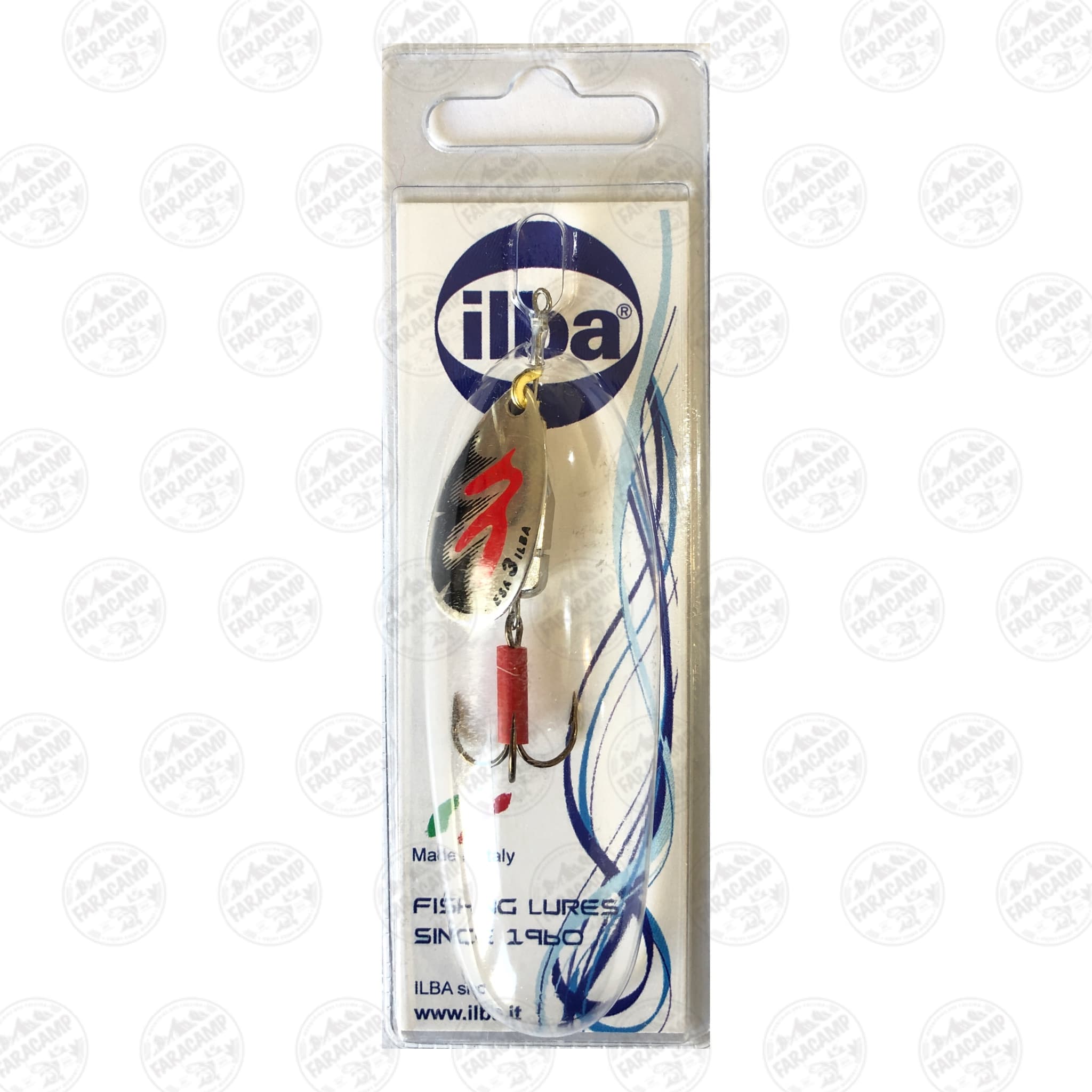 لانسه ماهیگیری سایز ۳ ایلبا ۴۲۱۴۳ Silver / red & Black ESA ilba — تصویر ۴