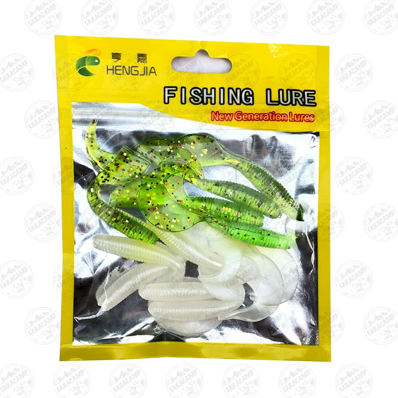 طعمه مصنوعی ژله ای دم داسی Five Stars بسته 10 عددی 4 سانتی متر