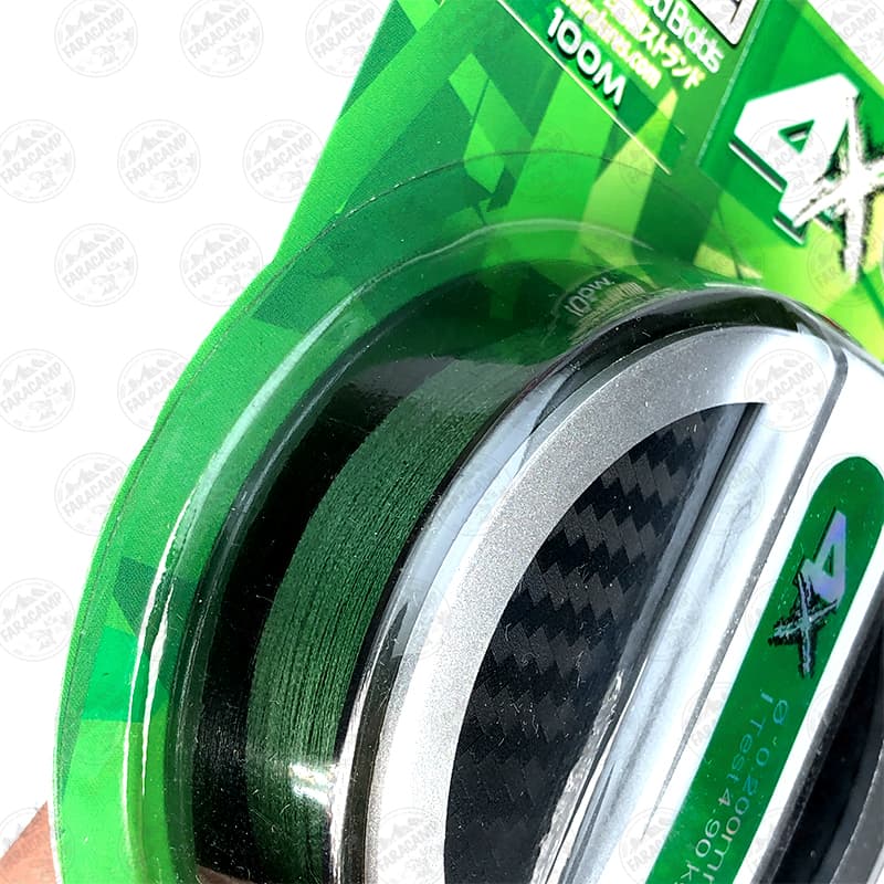 نخ ماهیگیری براید ابریشمی X4 سبز ۱۰۰ متر نومورا NOMURA ژاپن سایز 0.16 — تصویر ۳