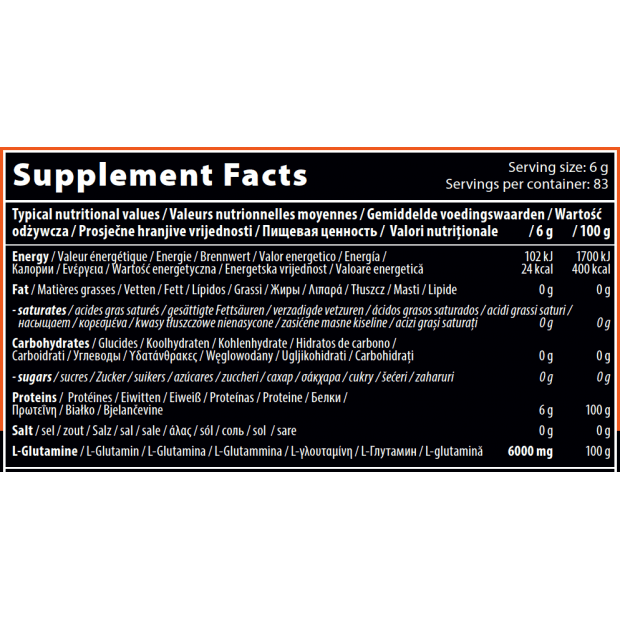 ال گلوتامین ۶۰۰۰ کیو ان تی | QNT L GLUTAMINE 6000 — تصویر ۲