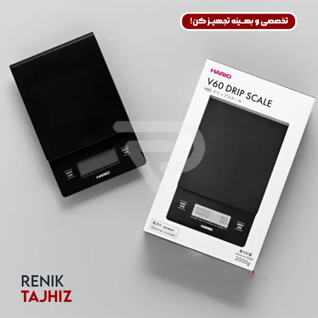 ترازو (اسکیل) هریو مدل V60 DRIP — تصویر ۳