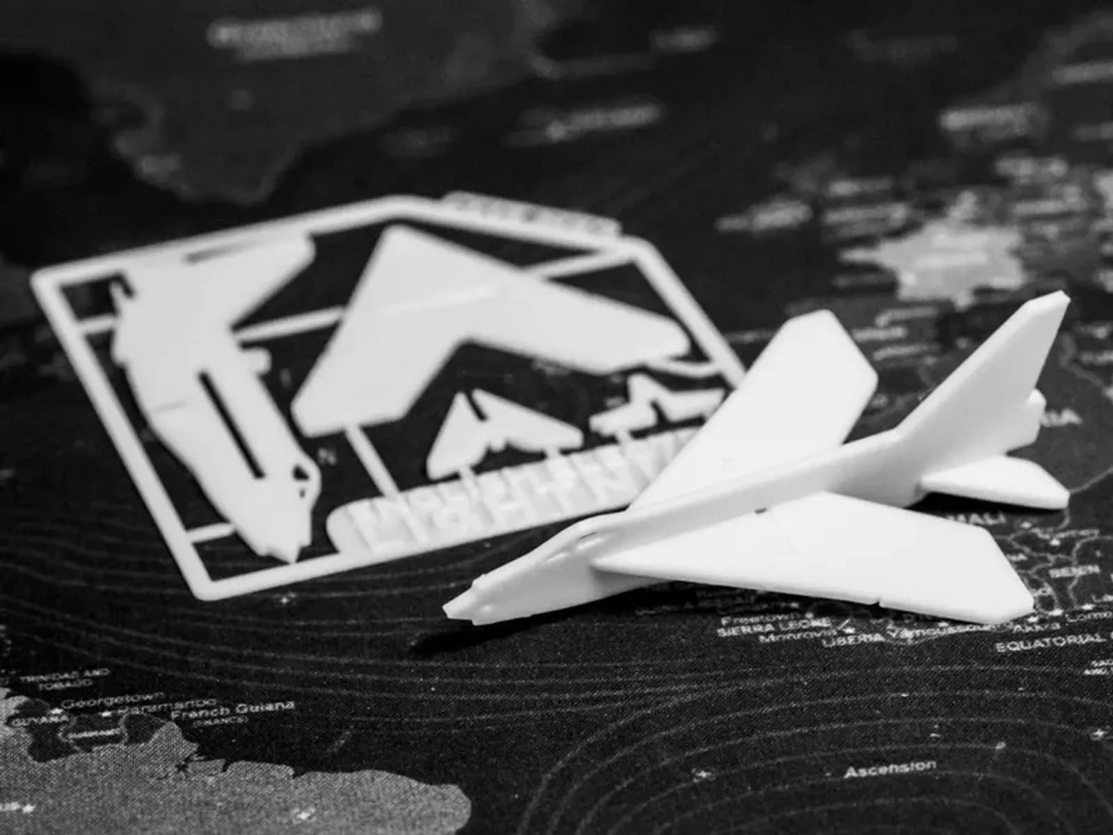 ماکت هواپیما مدل کارتی English Electric Lightning — تصویر ۲