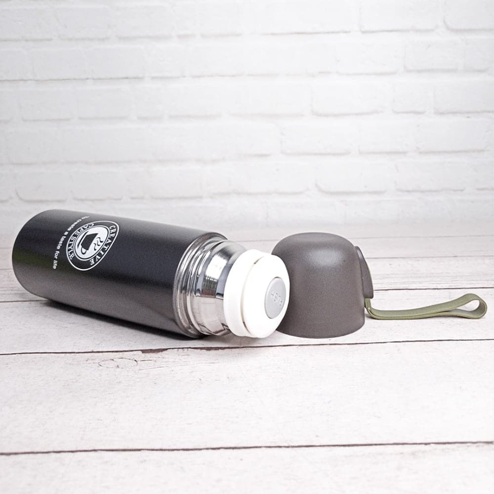 فلاسک پاستلی fashion flask قهوه ای تیره — تصویر ۲