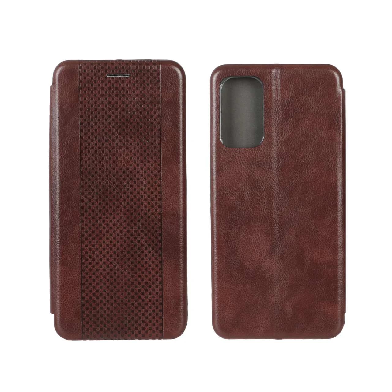 کیف چرمی موبایل مغناطیسی حصیری Samsung Galaxy M52 — تصویر ۴