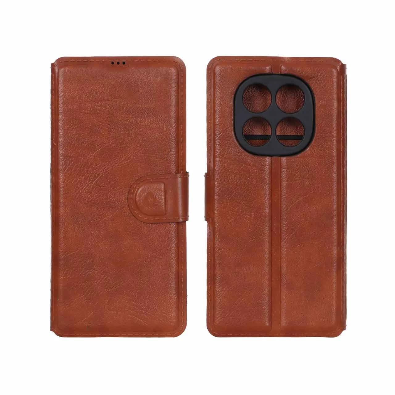 کیف موبایل چرمی مگنتی محافظ لنزدار Xiaomi Redmi Note 15 / Poco M8 5G — تصویر ۲