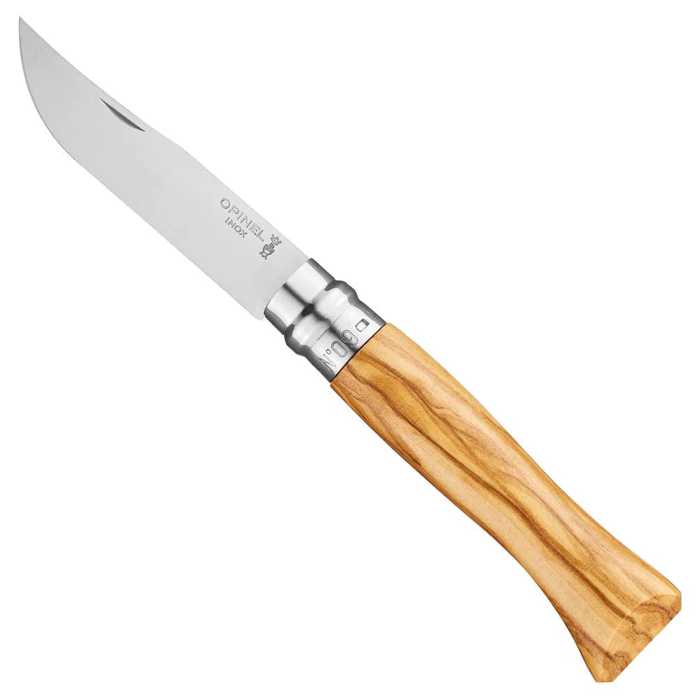 چاقو اپینل 09 استنلس – چوب زیتون Opinel No.09 Stainless Steel Folding Knife | Premium Olive wood