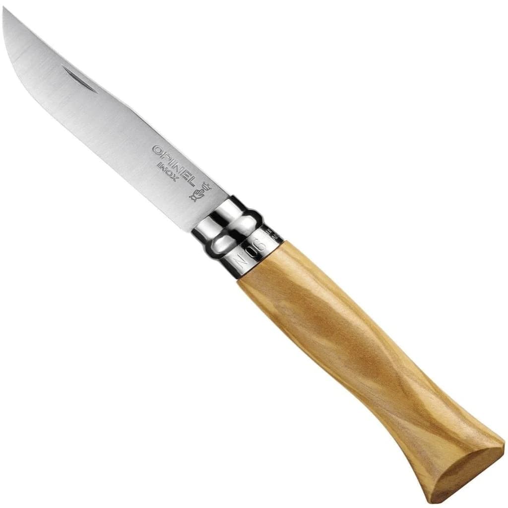 چاقو اپینل 06 استنلس – چوب زیتون Opinel No.06 Stainless Steel Folding Knife | Premium Olive wood