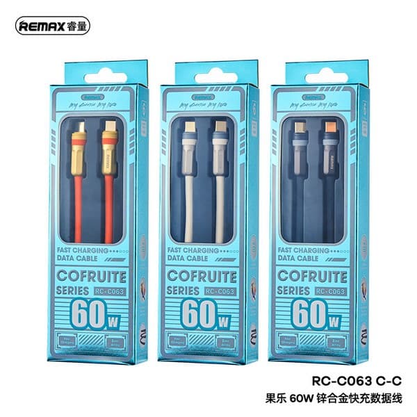 کابل شارژ سریع ریمکس اصل REMAX RC-C063 CC 60W — تصویر ۲
