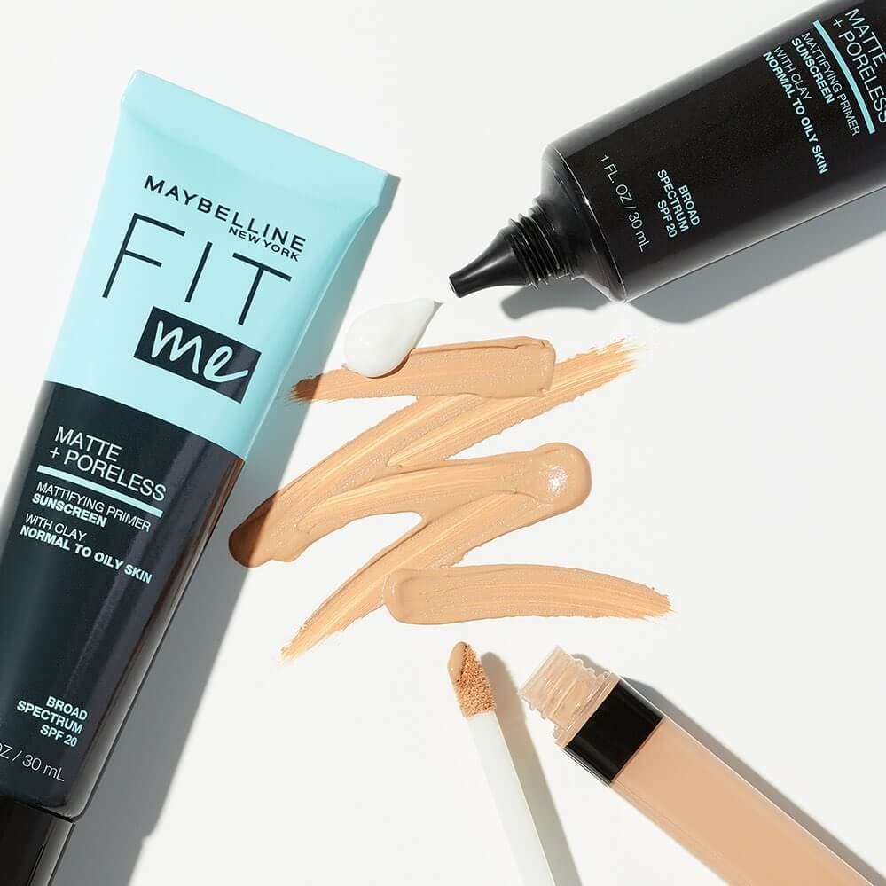 پرایمر فیت می میبلین مدل Matte + Poreless حجم 30 میل — تصویر ۴