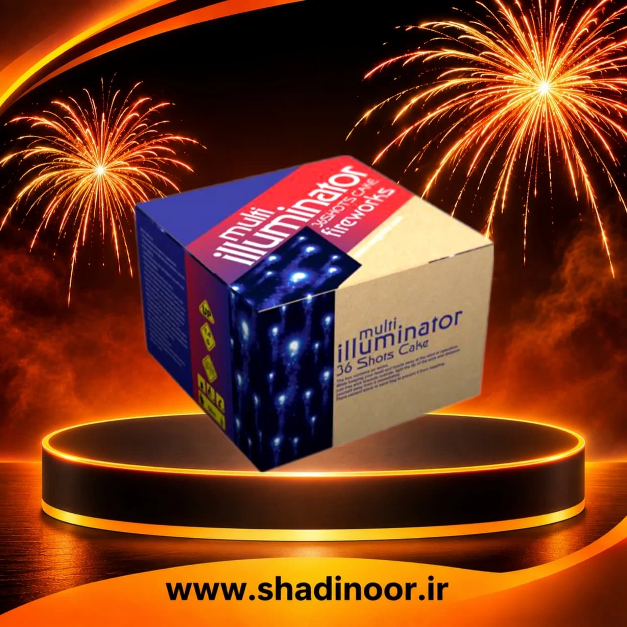 آتش بازی کهکشان 36 شوت میکس 1/5 اینچ مرکوری — تصویر ۲
