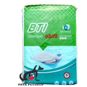 پد زیرانداز بیمار بی تی آی ابعاد 60 در 90 BTI underpad بسته 10 عددی — تصویر ۴