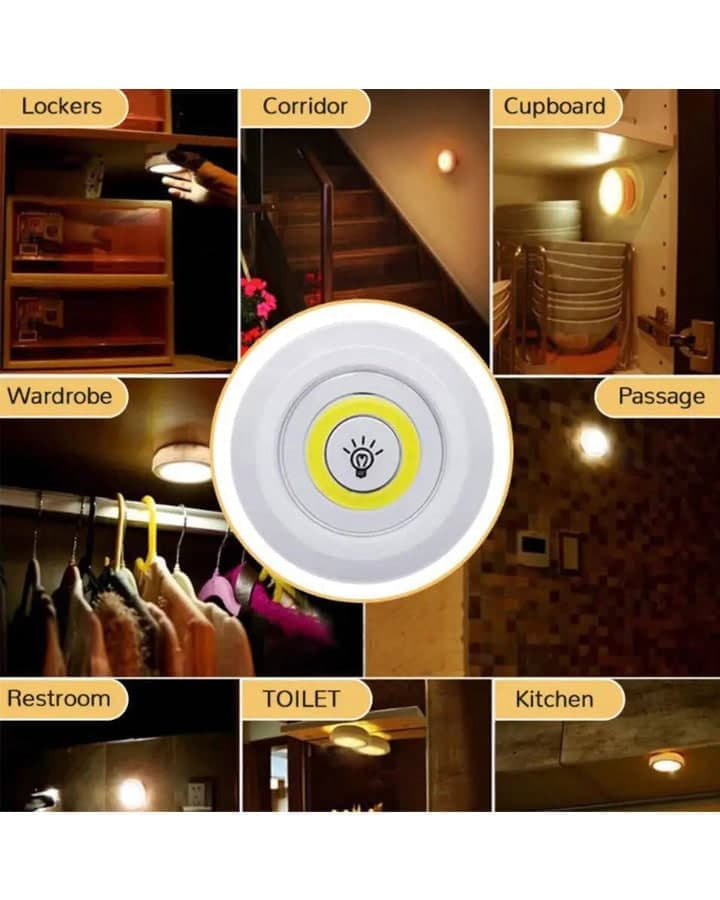 چراغ LED سه تایی ریموت دار