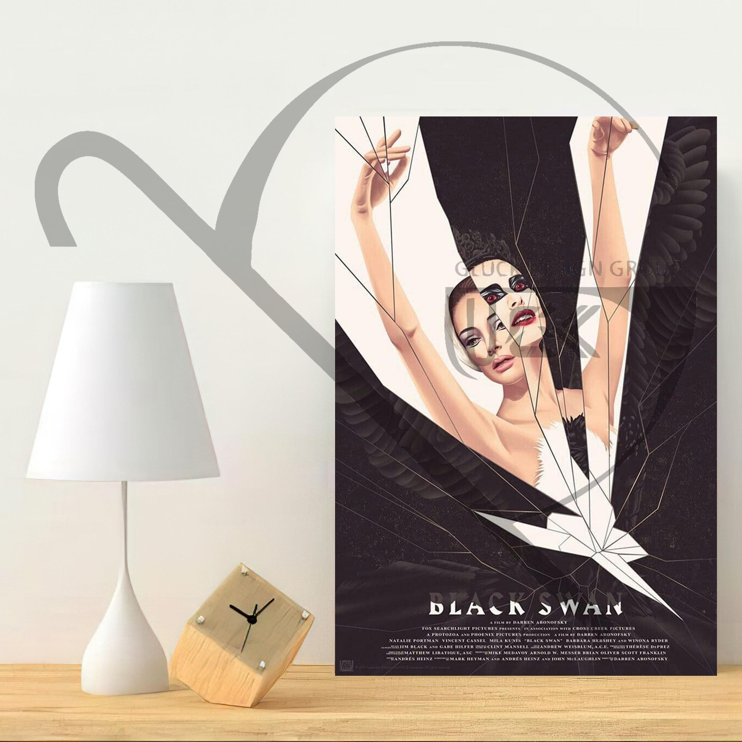تابلو چوبی فیلم غوی سیاه (Black Swan) کد FMO043