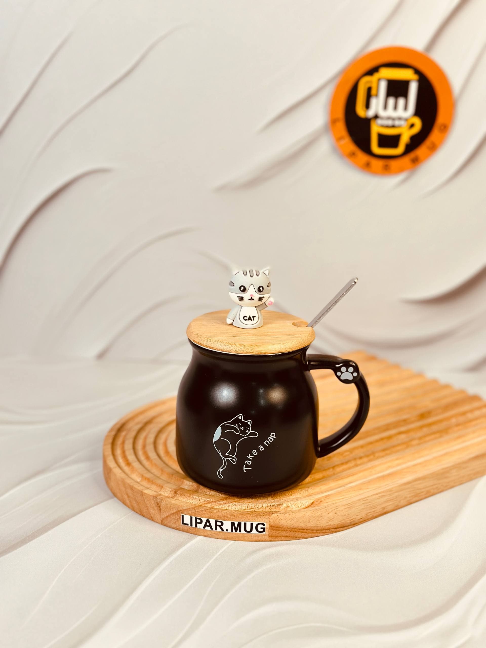 ماگ سرامیکی گربه GOOD TIME کد 6258 — تصویر ۴